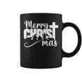 Merry Christ Mas Christian Christmas Jesus Christmas Family Coffee Mug