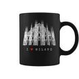 Milán Catedral De Milánintage Italia Amor I Love Milano Taza de café
