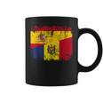 Moldavia España Bandera De La Amistad Moldavia Taza de café