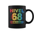 Nivel 68 Desbloqueado 68 Aniversario De Boda 68 Años Taza de café