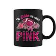 In October We Wear Pink Football Breast Cancer Awareness Coffee Mug