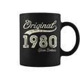 Original 1980 44 Años Cumpleaños Hombre Fabricado En 1980 Taza de café