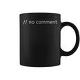 Programmatore Commento Del Codice Di Commento Del Tazze