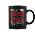 Proud Sister Of A Class Of 2024 Graduate For Graduation Coffee Mug