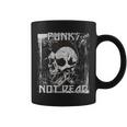 Punk Not Dead Rockero Punk Rock Taza de café