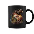Retro Mountain Nature Animal Wildlife Forest Outdoors Bear Coffee Mug