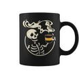 Scheletrointage Picture Con Sorridente Cranio Bere Tazze