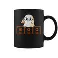 Science Teacher Ghost Halloween Chemistry Boo Elements Women Coffee Mug