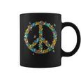 Segno Di Pace Hippie Hippie Retro Butterfly Nature Lo Tazze