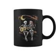 Skeleton Playing Guitar Moon Halloween Music Boys Womens Coffee Mug