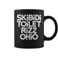 Skibidi Toilet Rizz Ohio Meme Retro Vintage Birthday Coffee Mug