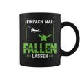 Skydive Parachute Jumping Einfach Mal Fallen Simply Fall Tassen