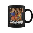 Squadra Di Compleanno Capybara Roditore Capibara Capybar Tazze