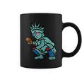 Statue Of Liberty Baseball Player 4Th Of July Sport American Coffee Mug