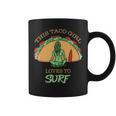 Surf Ragazza Tavola Board Surfer Surfista Surfing Tazze