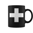 Swiss Flag Cross Switzerland Flag Taza de café