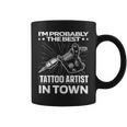 Tatuado Máquina Tinta Tatto Artista Tatuaje Tatuador Taza de café