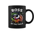 Thanksgiving Boy Turkey Boss Of The Table Coffee Mug