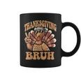 Thanksgiving Bruh Turkey Fall Boys Coffee Mug