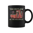 Trump 2024 Flag Outlaw Hillbilly JDVance 2024 Donald Trump Coffee Mug