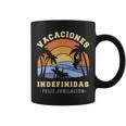 Vacaciones Indefinidas Regalo Feliz Jubilación Taza de café