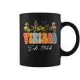 Vintage 1944 80Th Birthday Wildflower 80 Year Old For Women Coffee Mug