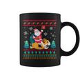 Xmas Sweater Ugly Santa Riding Corgi Dog Christmas Coffee Mug