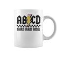 3Rd Grade Rock And Roll Letters Abcd Alphabet Back To School Coffee Mug
