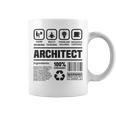 Arquitectura Regalos Arquitecto Hombre Arquitecto Manga Larga Taza de café