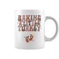 Baking A Little Turkey Thanksgiving Pregnancy Announcement Coffee Mug