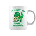 Bambino Diventerò Un Fratello Maggiore Due Dino Cucciolo Dinosauro Tazze