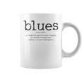 Blues Music Definition Músico Guitarrista Divertido Regalo Taza de café