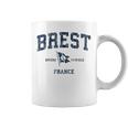 Brest France Drapeau Ancre Marine Sportintage Tasse