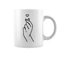 Coreano Dito Cuore Grafico Coreano Kpop Love K-Pop Merch Tazze