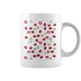 Donna Ciliegie Cherry Fruit Pattern Acquerello Opera D'arte Con Collo A Tazze