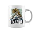 Donna Geckzilla Leopard Geco Giapponese Divertente Rettileintage Kaiju Con Collo A Tazze