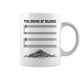 El Sonido Del Silencio Divertido Regalo Musical Taza de café
