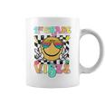 Girls 1St Grade Vibes Smile Face Back To School First Grade Coffee Mug