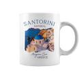 Greek Island Santorini Greece Oia Village Blue Church Coffee Mug