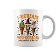 Halloween Ice Cream I-Scream You-Scream Everybody Scream Coffee Mug