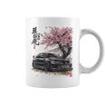 Jdm Japón Cherry Blossom Evo Arte Japonés Drift Car Taza de café