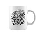 Máscara Japonesa Oni Mitología Japón Tatuaje Arte Dibujo Taza de café