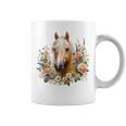 Palomino Horse Blue Tassen