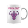 Pink Out Football Team Tackle Breast Cancer Awareness Month Coffee Mug
