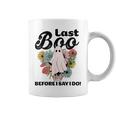 Spooky Bride Floral Ghost Wedding Bachelorette Halloween Coffee Mug
