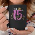 15 Cumpleaños Niña Regalos 15 Años Princesa Corona Niños Taza de café Regalos divertidos