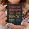 6 Stages Of Debugging Software Engineer Coder Programmer Tassen Lustige Geschenke