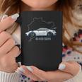 992 Gt3 Rs Silueta Clásico Coche Retrointage 911 Gt3 Rs Taza de café Regalos divertidos