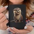 Adorable Otter Illustration Tassen Lustige Geschenke