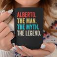 Alberto The Man The Myth The Legend Camicia Regalo Per Alberto Tazze Regalos divertidos